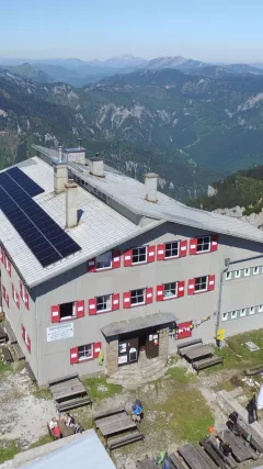 Mountain solar installation Austria Habsburghaus