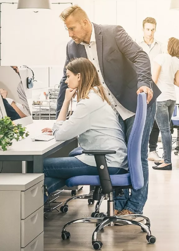 People in an office
